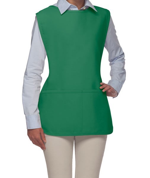 Adult Kelly Green Cobbler and Smock Aprons 